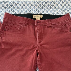 Democracy Women's Skinny Jeans in Deep Red